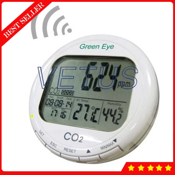 

AZ7798 AZ-7798 indoor digital thermometer hygrometer CO2 Carbon Dioxide Detector with measuring range 0~9999ppm