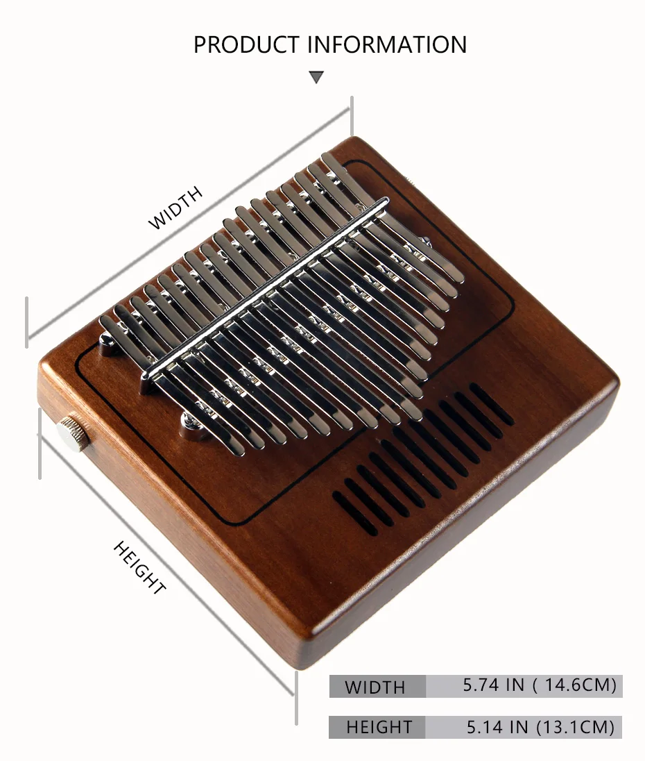 BATESMUSIC одноплатный Ретро Радио моделирование калимба большого пальца Piano17 звуков деревянный портативный палец пианино орех