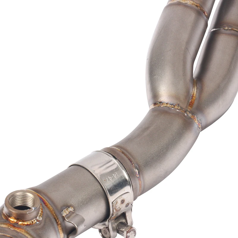 ( Complete Exhaust System ) for Kawasaki Z650 ER6N/F Ninja 650 Ninja 650F/R 2012-2022 Exhaust Pipe Slip On Motorcycle 51 mm Pipe - - Racext 27