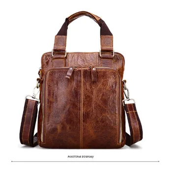 

Bussiness Men Briefcases Genuine Leather Men Handbags Crossbody Bags Casual Totes Male Messenger Laptop Bag Man Shoulder Bags