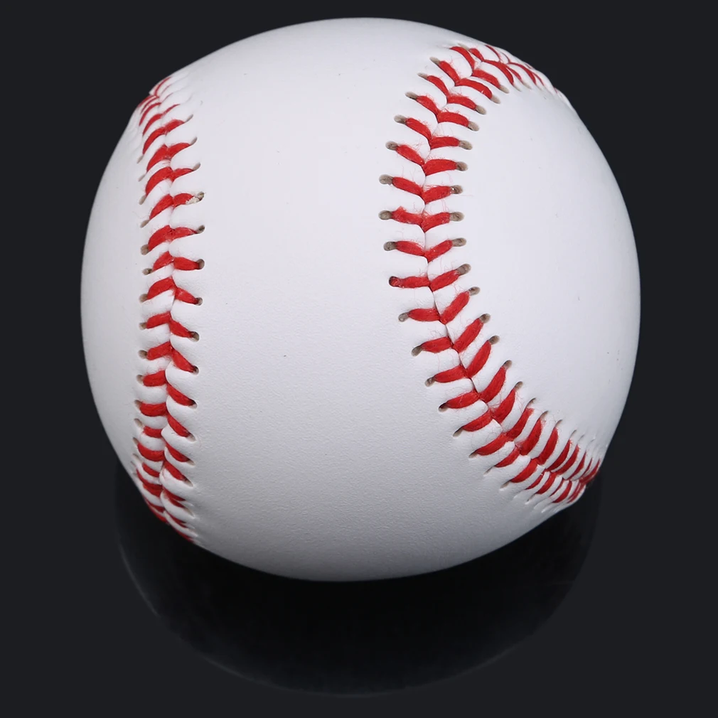 Высокое качество ручной работы Бейсбол s ПВХ верхняя Резиновая внутренняя мягкая бейсбольная мяча мяч для Софтбола тренировка Упражнение Бейсбол Мячи
