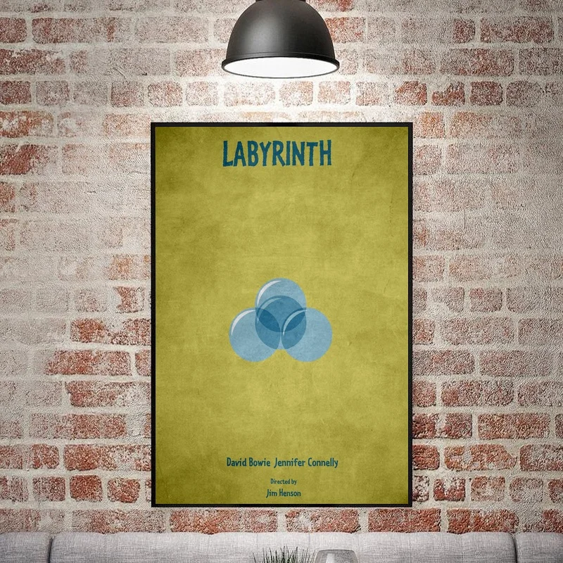 Лабиринт (1986) кино холст плакат настенный художественный принт детский Декор