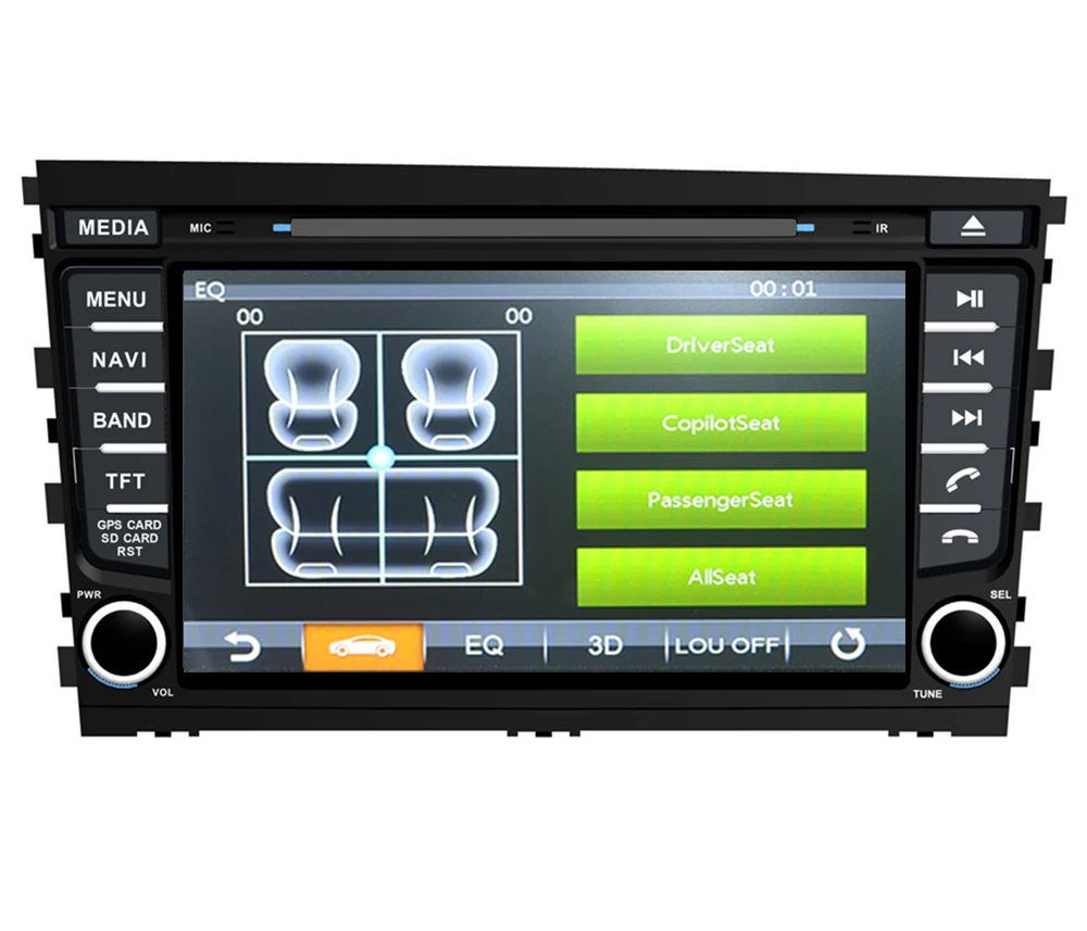 Discount 8" in-dash Car DVD player with GPS navigation USB/SD BT/TV,audio Radio stereo,car multimedia headunit for HYUNDAI MISTRA 2013 7