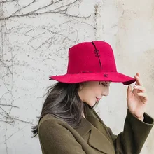 Весенне-Осенняя шерстяная Кепка унисекс для мужчин Fedoras Женская модная джазовая шляпа Уличная Повседневная шапка