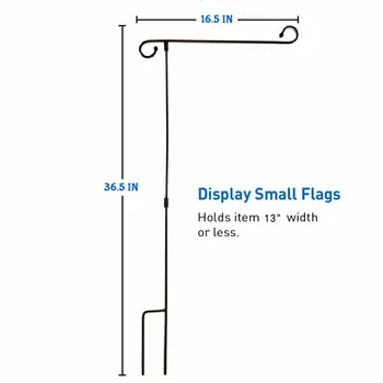 

garden flag stand or pole, not including flags