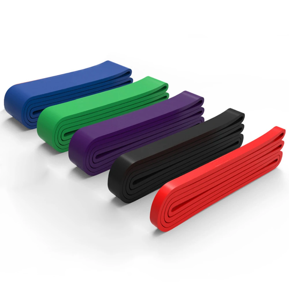 

208cm Pilates Pull Rope Fitness Loop Crossfit Expander Rubber Resistance Bands Training Yoga Strength Gym Power Sports