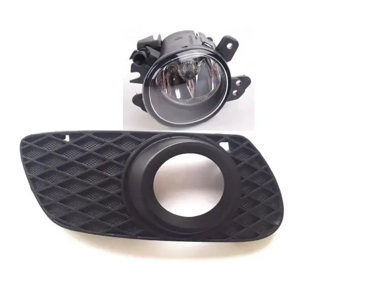 Right Front Bumper Fog Light & Cover Cap For Mercedes W164 ML350 ML500