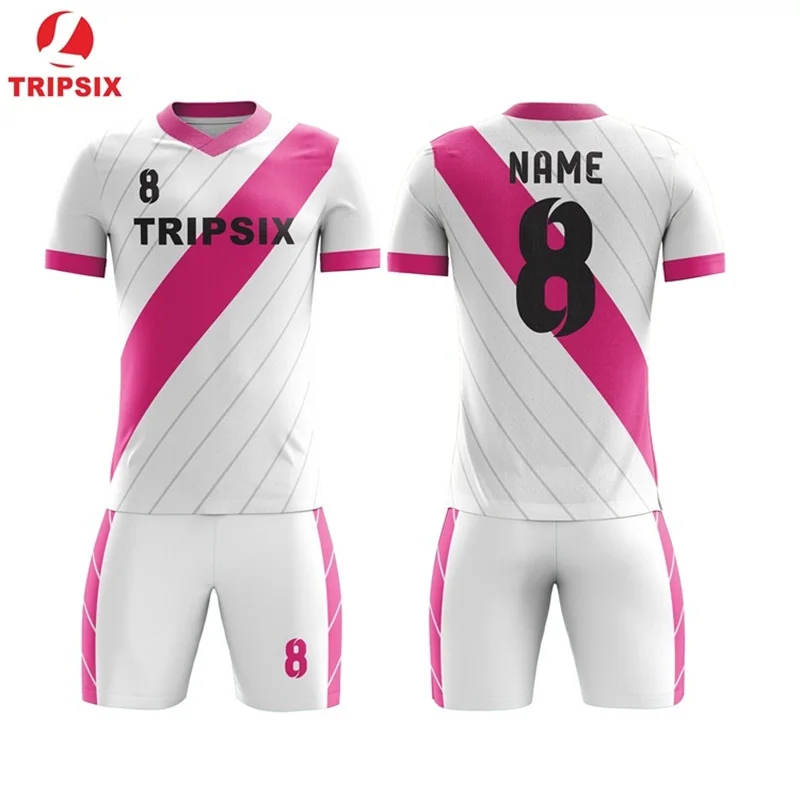 pink and white jersey