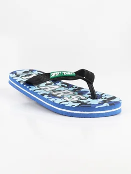 

Flip Flops with camouflage print blue