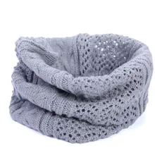 

Fashion Women Men Neck Crochet Scarf Brand Warm Autumn Winter Hollow Scarves O-Scarf Collar Lic Knitted Loop Neck Bufandas