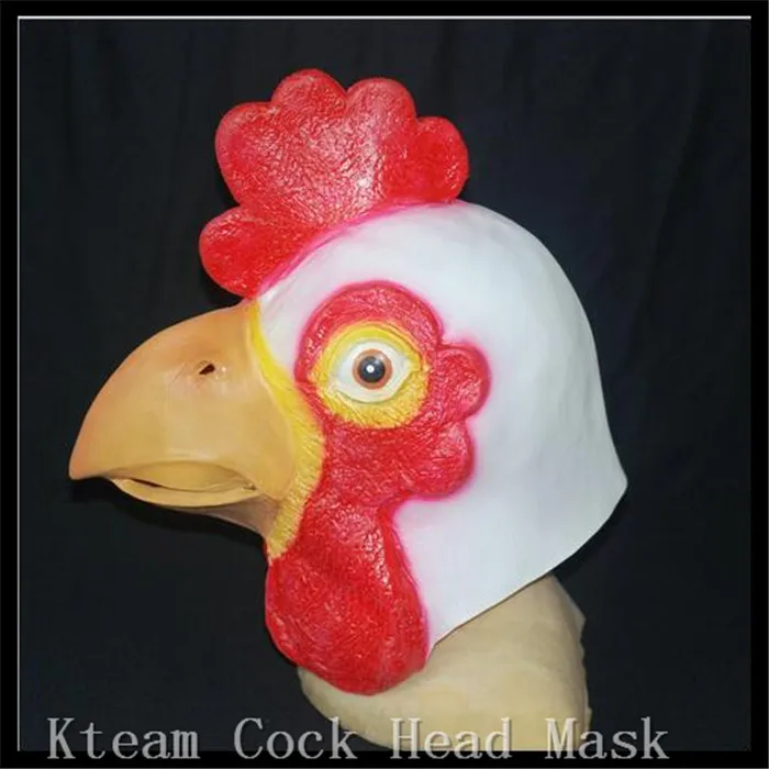 Free Shipping Animal Chicken mask Head Face Mask Halloween Party Prop