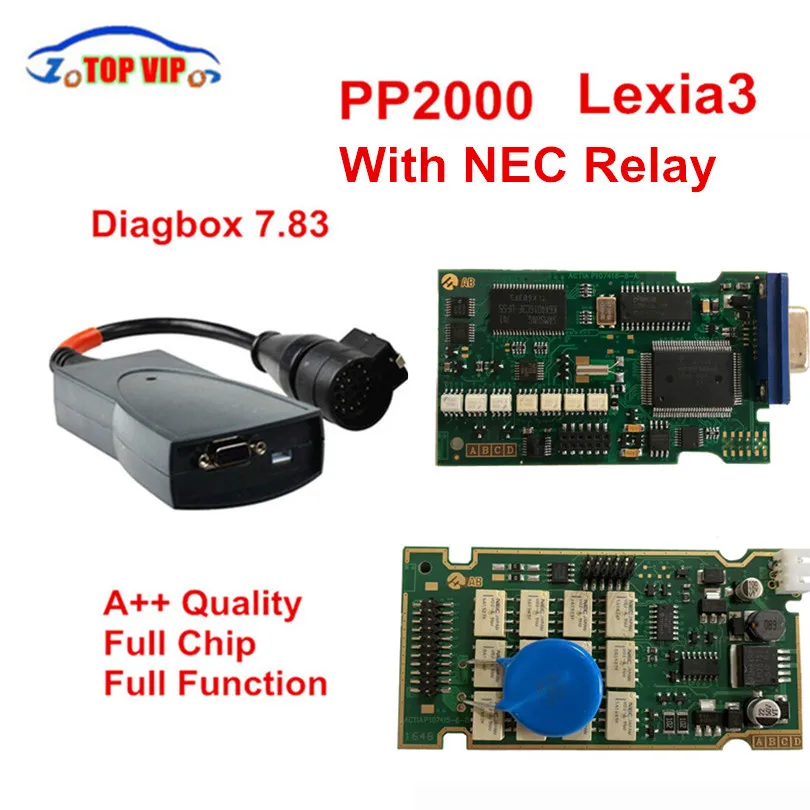 

DHL Ship ! Full Chips Gold Edge Lexia3 PP2000 PSA XS Evolution Diagbox V7.83 Lexia Super Firmware Reference 921815C