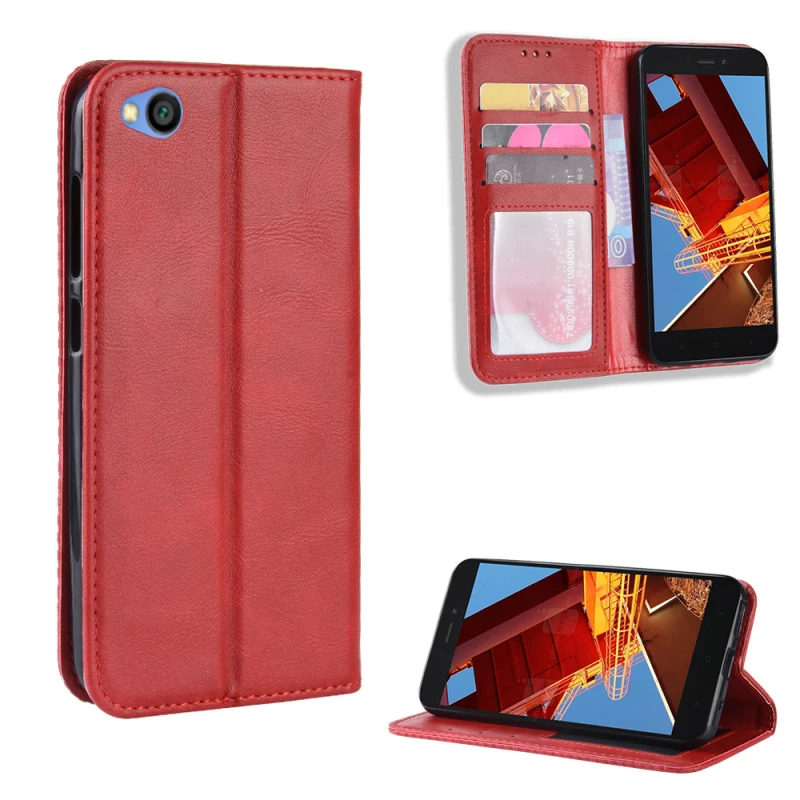 Xiaomi Redmi GO Retro leather flip case_92