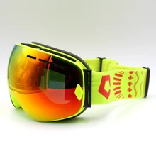 Лыжные очки с двойными линзами UV400, противотуманные лыжные очки, лыжные очки, сноуборд, очки для мотокросса, лыжные маски или очки