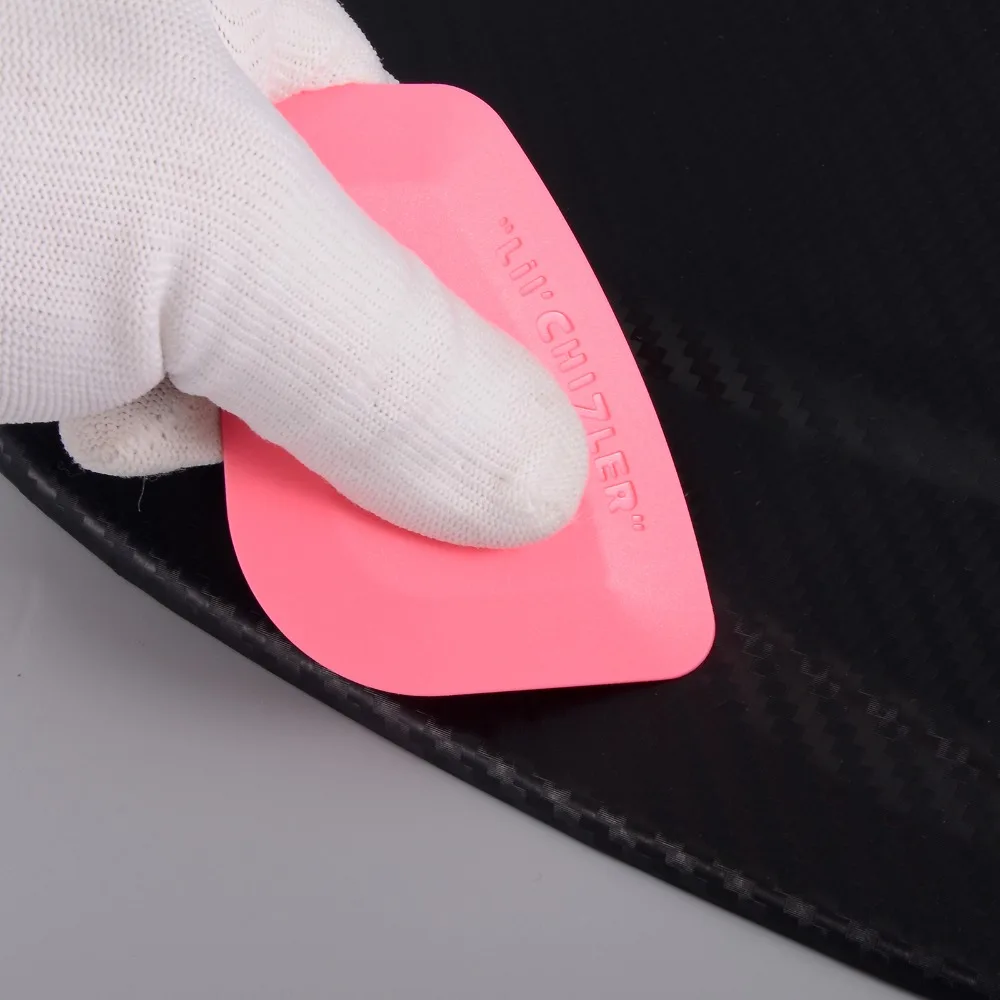 Vinyl Squeegee 50PCS Foil for Car Wrap Auto Home Office Window Tints Cleaning Pink Scraper