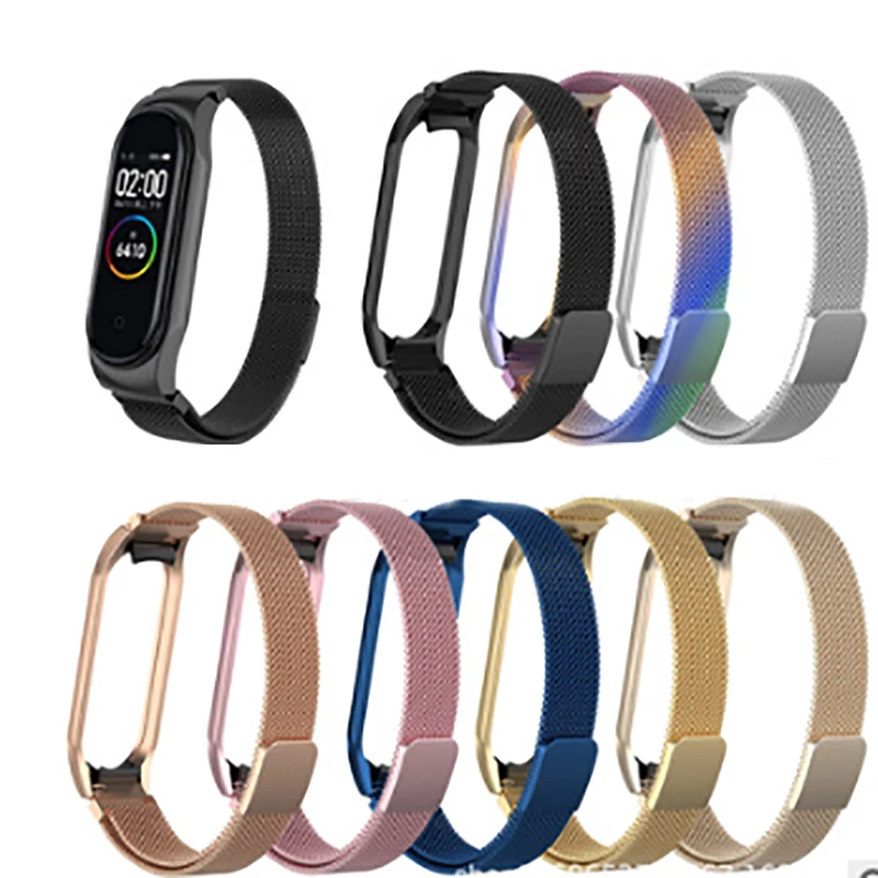 Ремешок для браслета Mi Band 3 4 без металлических винтов Xiao mi браслет