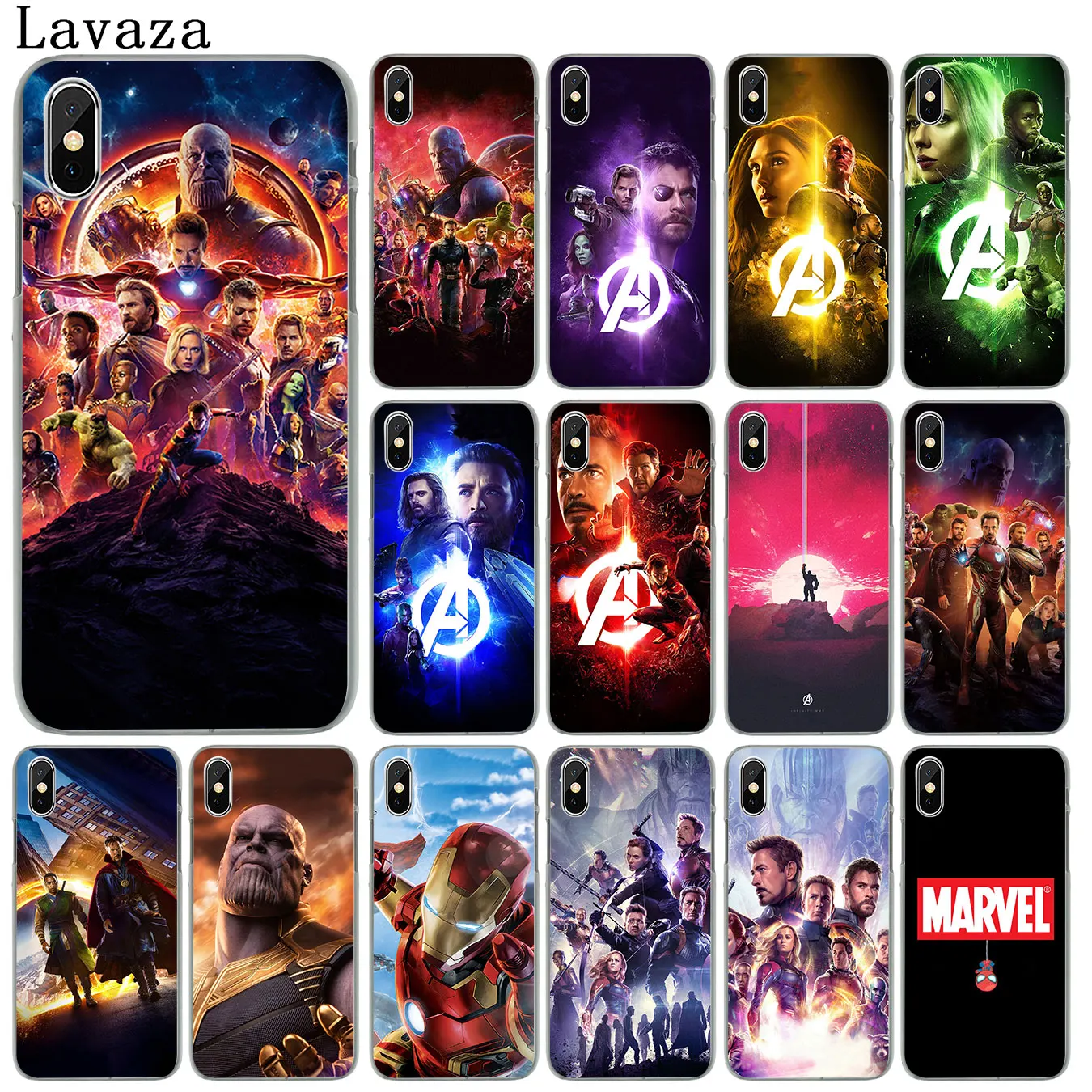 Чехол для телефона с героями мультфильма Мстители бесконечные войны iPhone XR X XS 11 Pro