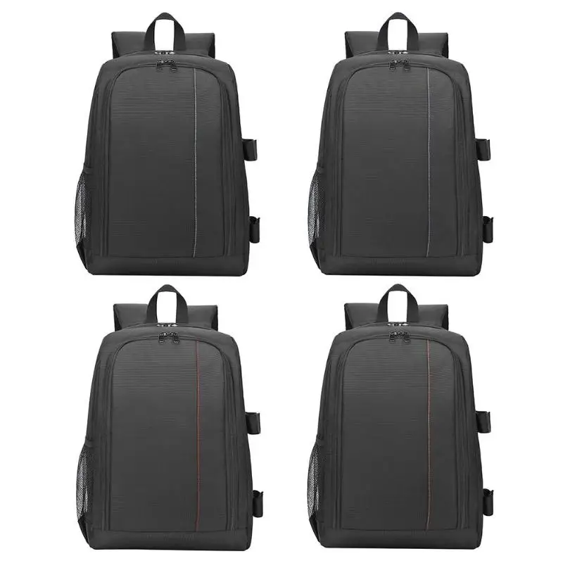 

New Waterproof Digital DSLR Photo Padded Backpack w/ Rain Cover Laptop 15.6inch Multi-functional Camera Soft Bag Video Case