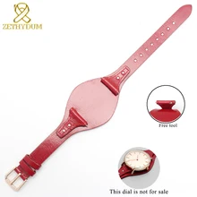 Браслет из натуральной кожи, ремешок для часов, модный ремешок для часов 18 мм для Fossil ES3616 ES3838 ES4114, ремешок с матом, БЫСТРОРАЗЪЕМНАЯ планка