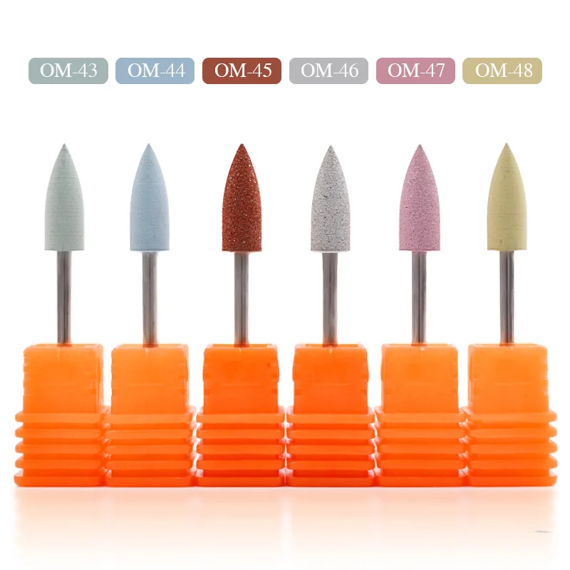 

1Pcs Silicone Polisher Grinder Nail Drill Bits Polishing Grinding Electric Manicure Machine Milling Buffer Nail Art Accessories