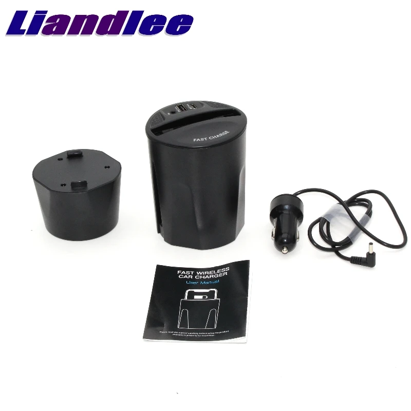 LiandLee Qi автомобильное беспроводное зарядное устройство в виде чашки держатель стиль быстрое зарядное устройство для Opel Astra Antara Adam Agila Ampera