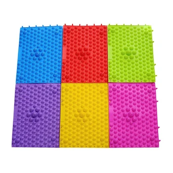 

Reflexology Foot Massage Pad Toe Pressure Plate Blood Circulation Small Winter Bamboo Shoot Toe Plate Foot Massager Mat 6 colors