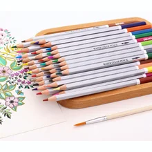 72 Colors Pencil Set Water Color Wax Pencils Pens Pastel Brush For Drawing Painting Crayons Office School Art Supplies Lapices