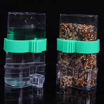 

Universal Food Store Water Feeding Bird Feeder Food Automatic Drinker Parrot Pet Bird Dispenser Cage Clip