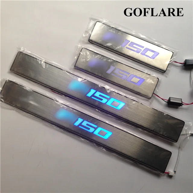 led auto door sill strip for Ford F150 2009 2010 2011 2012 2014