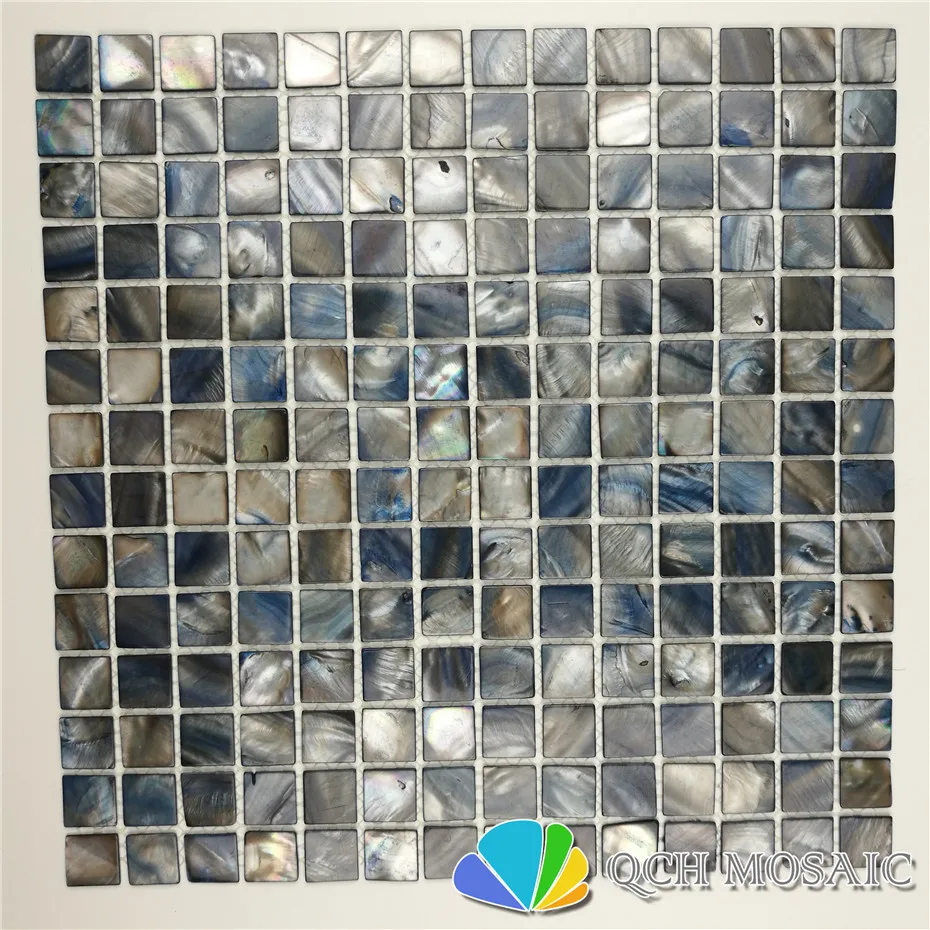 Пресноводная раковина mother of pearl мозаика плитка для кухни backsplash и ванной синий