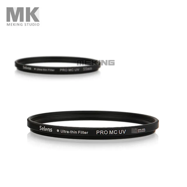 Cheap MCUV PRO Ultra-thin Multi-Coated Filter 52/55/58/62/67/72mm For Nikon Canon Camera 50mm Lens With Storage Container Photographic