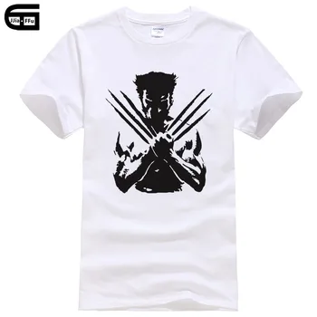 

X-Men Wolveriner T Shirt Men Summer Cotton Print Superhero Short Sleeve Cool Tees T-shirt for man Fashion Casual Tops Male T138