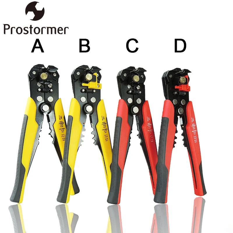 

PROSTORMER 3 in 1 Wire Stripper Self Adjustable Automatic Cable Wire Stripper Crimping Plier Crimper Terminal Cutter Hand Tool