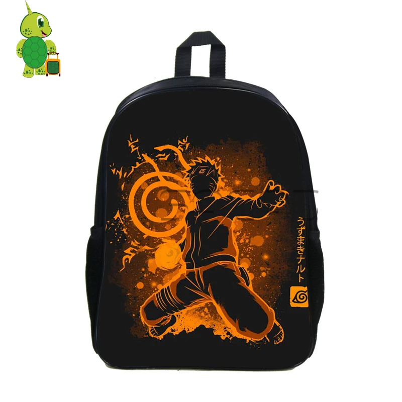 Anime Naruto Fluorescence Backpack Children School Bags Uzumaki Naruto
