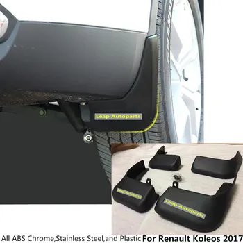 

For Renault Koleos 2017 2018 2019 2020 Car Cover Plastic Fender Soft Mudguard Protection Flap Splash Mud Guard Frame 4pcs/Set