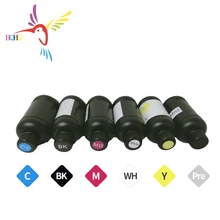 6 бутылок 250 мл Светодиодный УФ чернила для A2 A3 A4 и большой планшетного типа принтера DX4 DX5 DX6 DX7 печатающая головка для Roland Mimaki Mutoh