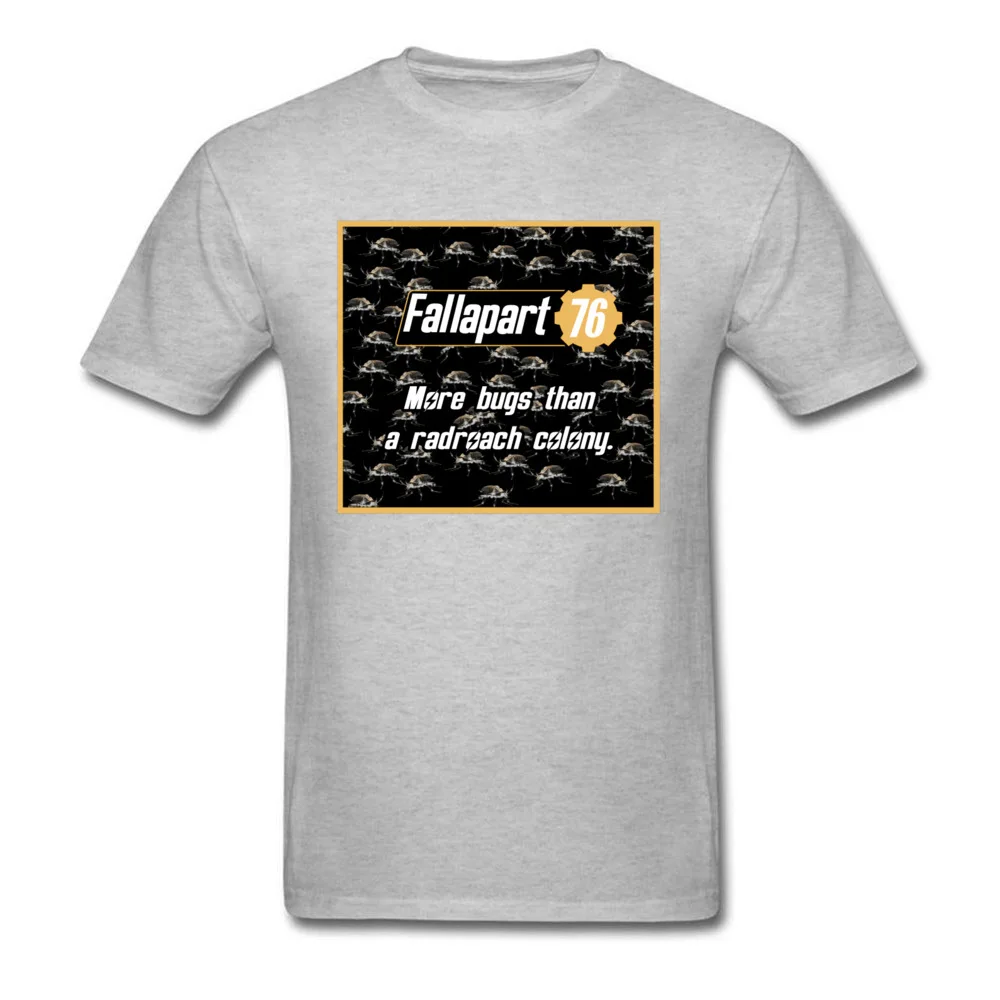 O-Neck Fallapart 76 100% Cotton Men Tshirts Printed Short Sleeve Tops Shirts Designer Fitness Tight T Shirt Free Shipping Fallapart 76 grey