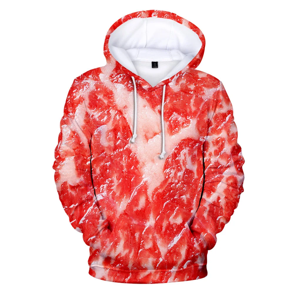 raw meat sweatshirt