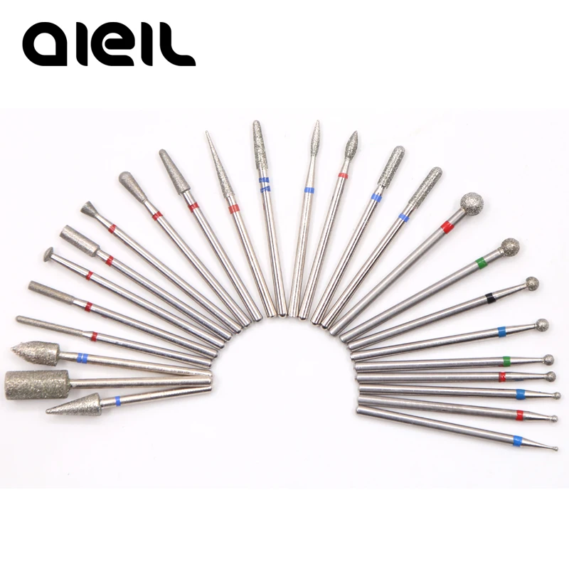 

Nail Drill Bit Diamond Electric Milling Cutter for Manicure Electric Nail Drill Milling Cutters for Milling Machine Manicure