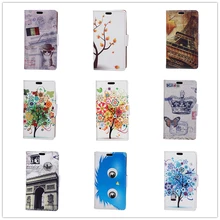 20 Cartoon Pattern Wallet Flip Leather Case Cover For Huawei Y3 II Y5 II Printing Pattern Flip Case For Huawei Y3 II Y5 II