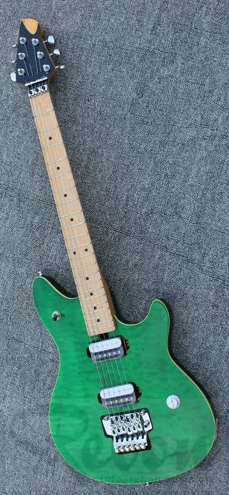 Вэйфан Кайт Rebon 6 строка тремоло одеяло клен электрогитара в зеленом цвете|guitar parts