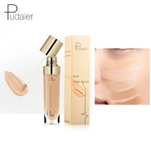 Pudaier Full Cover Liquid Concealer Waterproof Make Up Base Cosmetic Foundation Concealer Makeup Whitening Face Primer Cosmetics dermacol brand high quality concealer liquid foundation cover freckles acne marks waterproof professional primer cosmetic makeup
