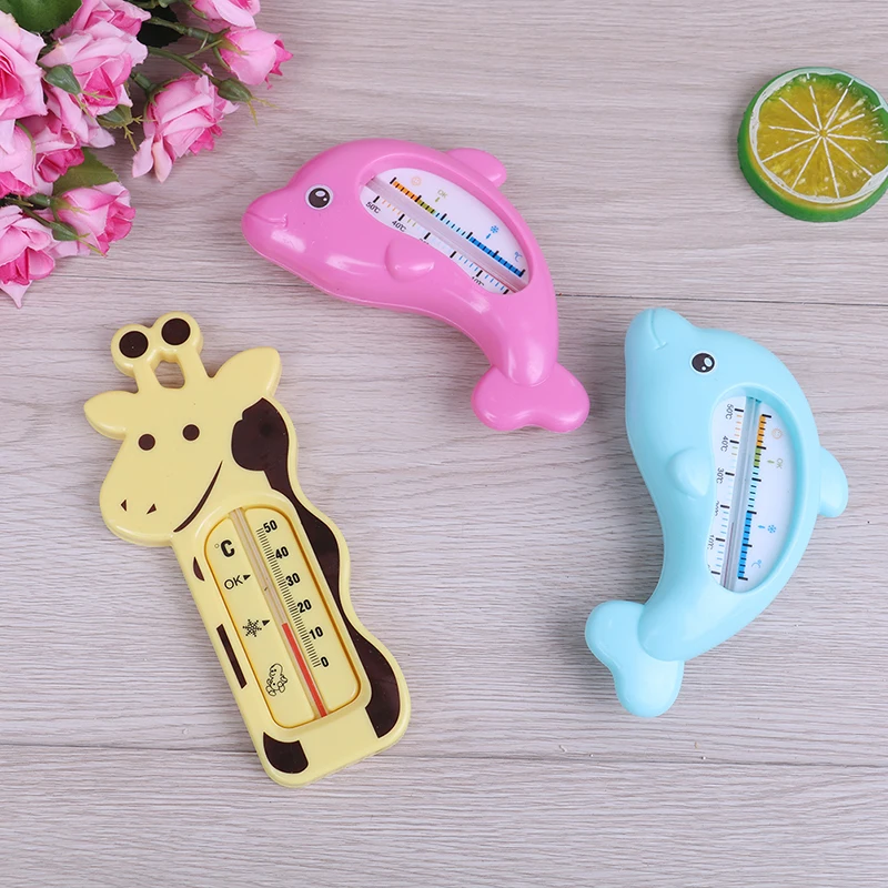 Water Room Bath Thermometer Cute Cartoon Baby Bathing Dolphin Temperature Infant Kid Shower Toy Child Bath Shower Product