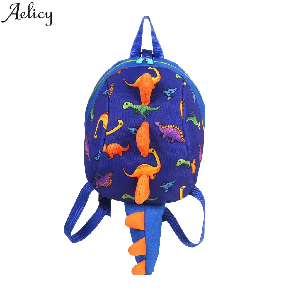 

Aelicy Nylon Waterproof Toddler Girl Boy Cartoon Dinosaur Kindergarten School Backpack Crossbody Bag Animal Toddler Backpack