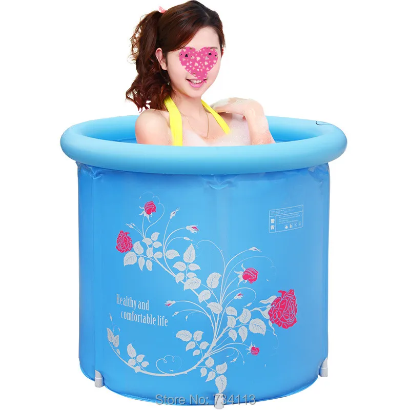 barilotto di plastica pieghevole gonfiabile vasca gonfiabile vasca da bagno per adulti per bambini ispessimento portatile