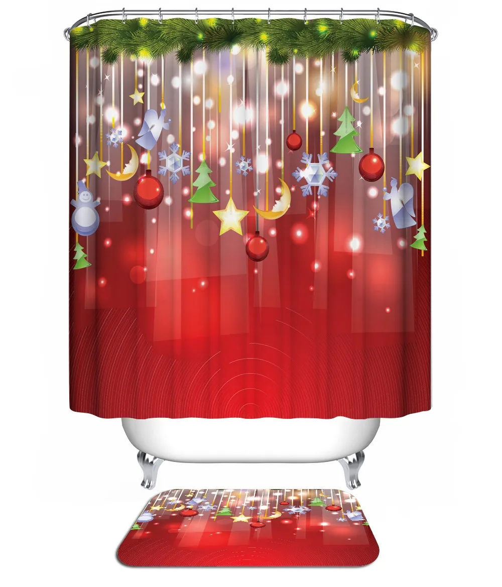 christmas shower curtains  (39)