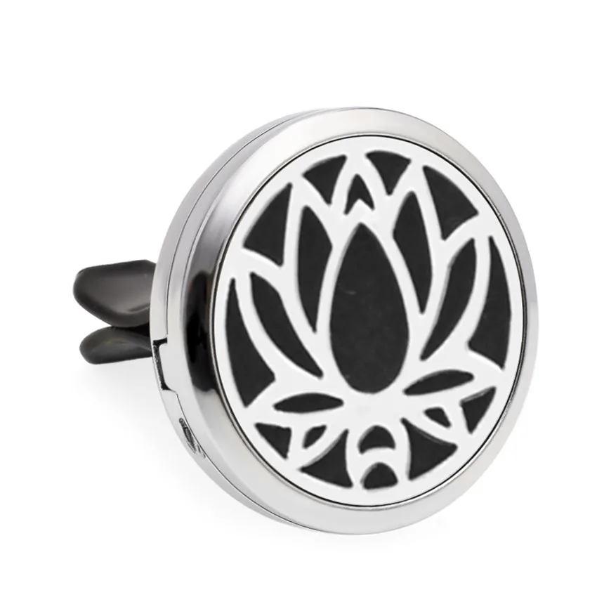 Дерево жизни I love yoga Lotus клипсы для автомобилей медальон со светорассеивателем parfum эфирное масло медальон для парфюмерии магнитный с 10 подушечками случайным образом - Окраска металла: HG042