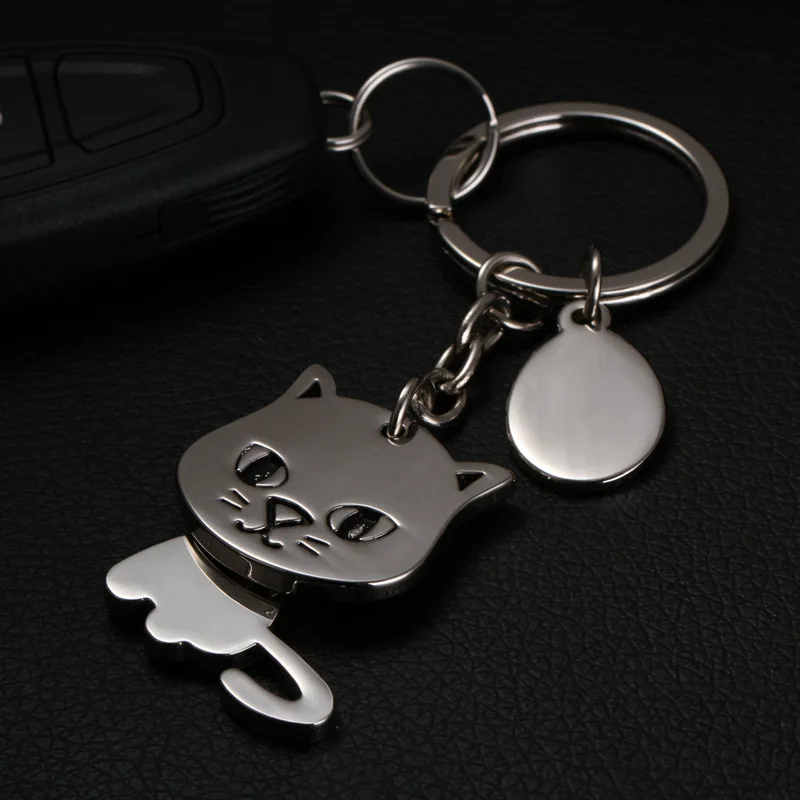 Милый брелок для ключей с котом женский высококачественный кошкой|key ring for woman|key