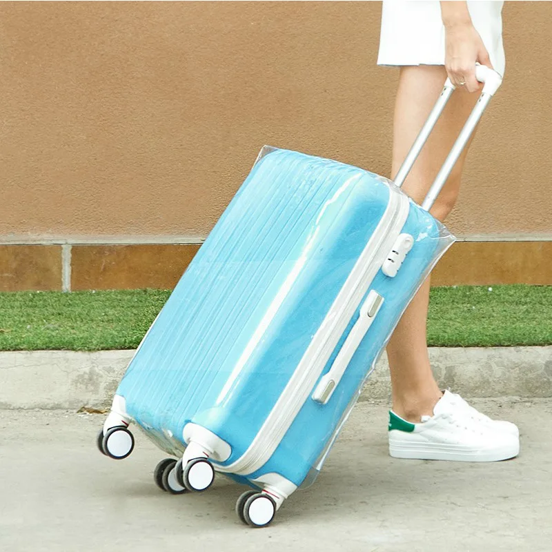 

Waterproof Transparent Trolley Case Cover PVC Luggage Cover Protective Suitcase