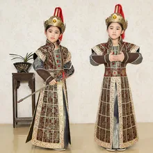 Новое поступление, детский солдатский старинный китайский костюм, Детский костюм, мужская Броня, Китайская традиционная общая одежда, 18